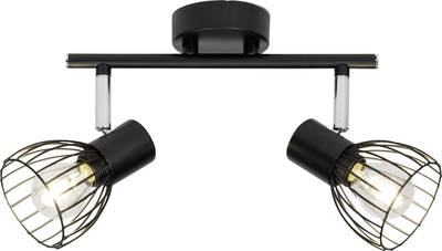 Spot de plafond LED E14 EEC: selon l'ampoule (A++ - E) 80 W Brilliant Blacky 62113/06 noir