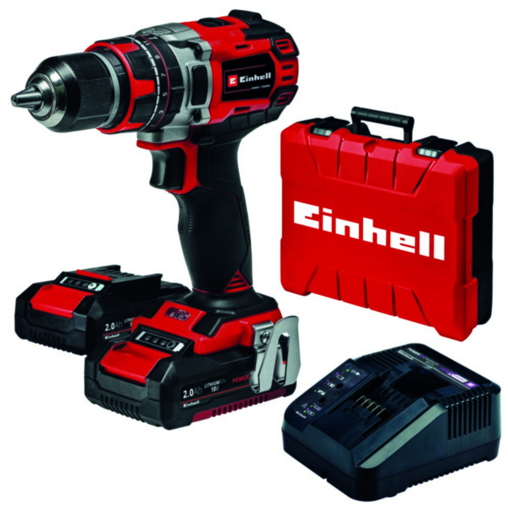 Perceuse à percussion TE-CD18/50 18V + 2 batteries 2Ah - EINHELL