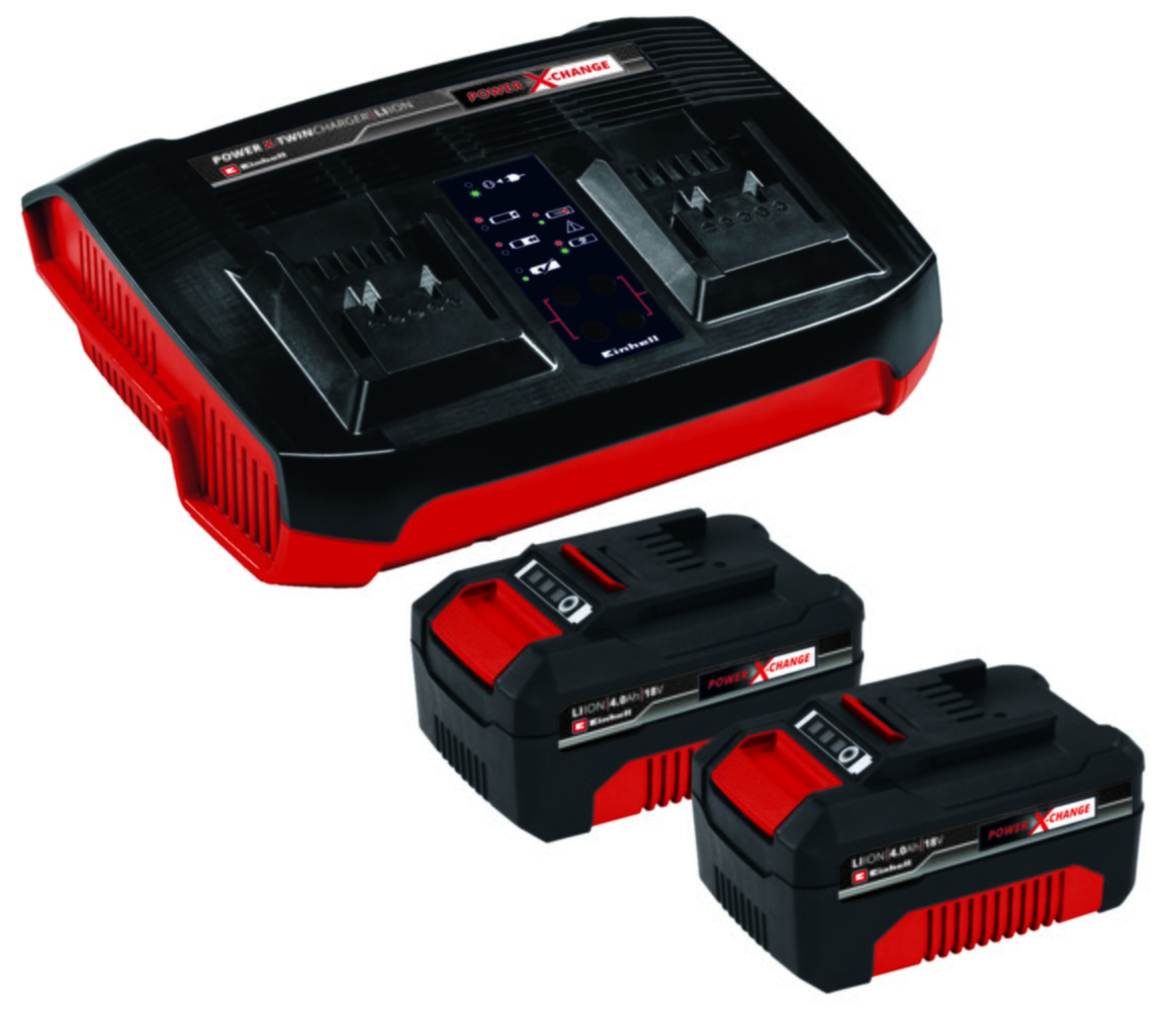 Starter Kit Power X-Change 18V + 2 batteries 4,0Ah - EINHELL