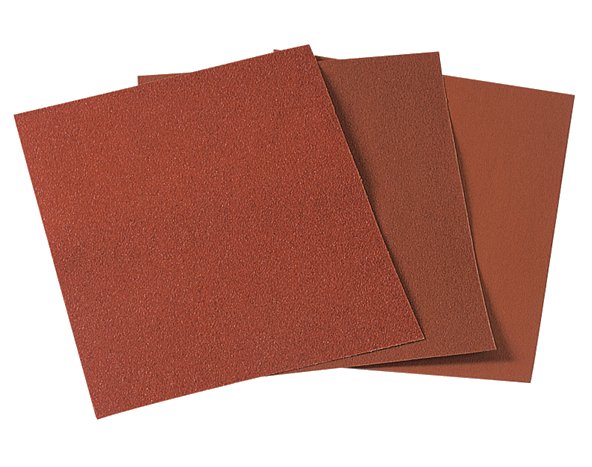 Feuille abrasive papier corindon WOLFCRAFT