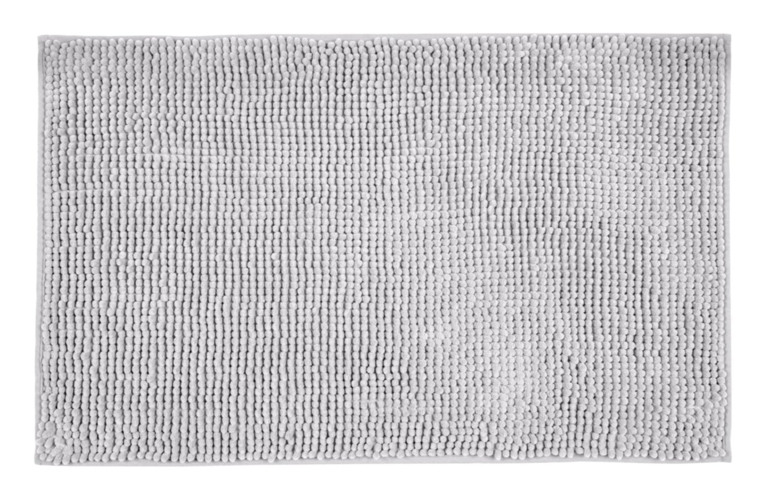 Tapis de bain chenille 50 x 80 cm gris