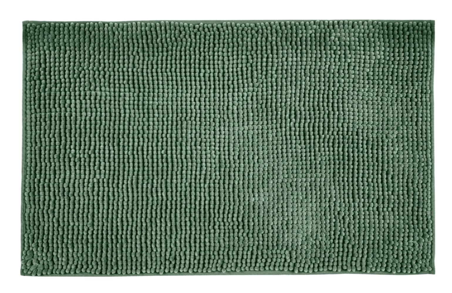 Tapis de bain chenille 50 x 80 cm vert 