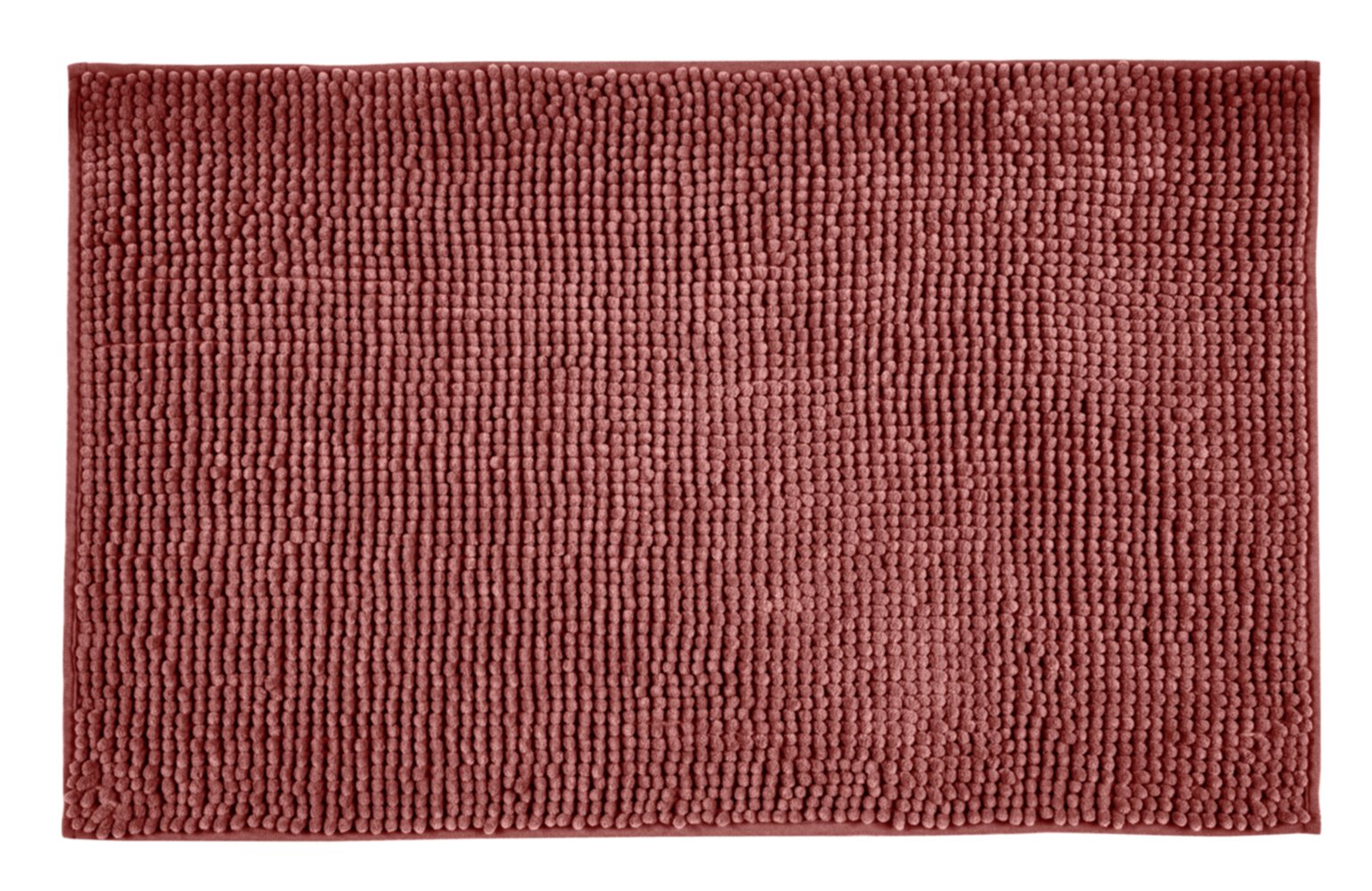 Tapis de bain chenille 50 x 80 cm rouge 