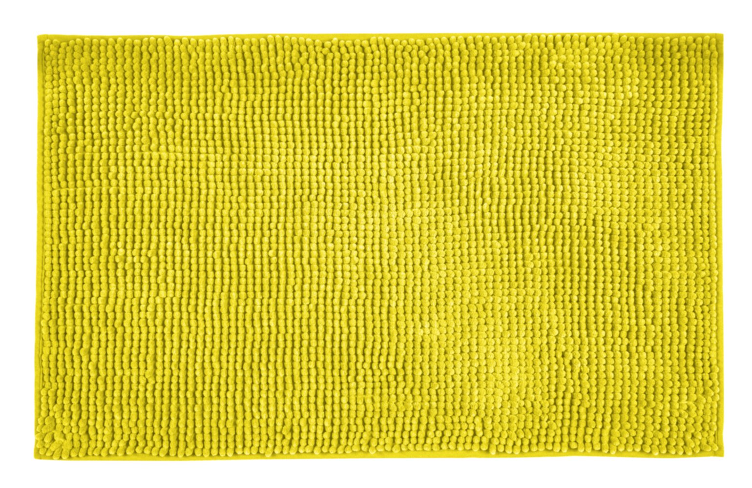 Tapis de bain chenille 50 x 80 cm jaune