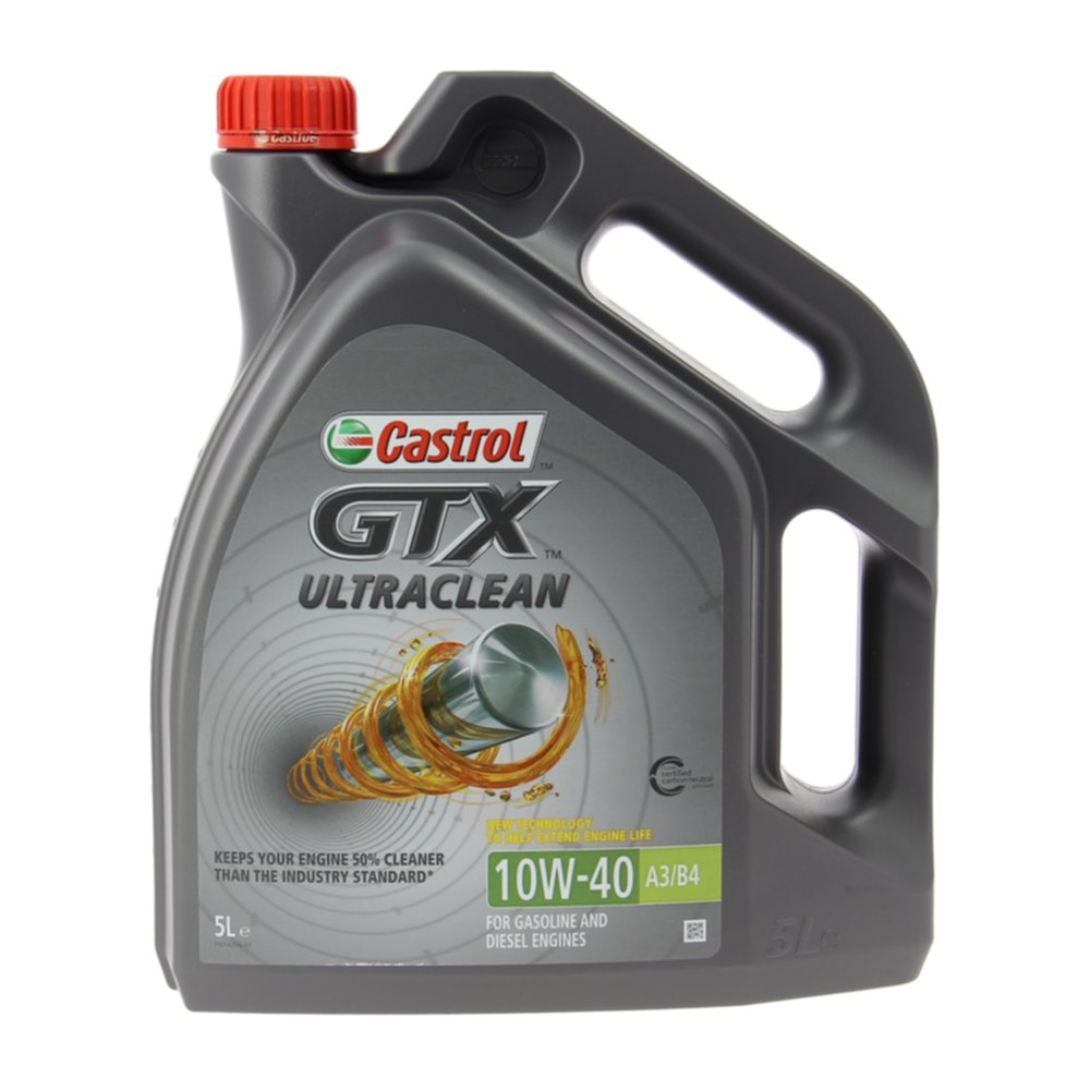 Huile moteur GTX Ultraclean 10W-40 5L - CASTROL