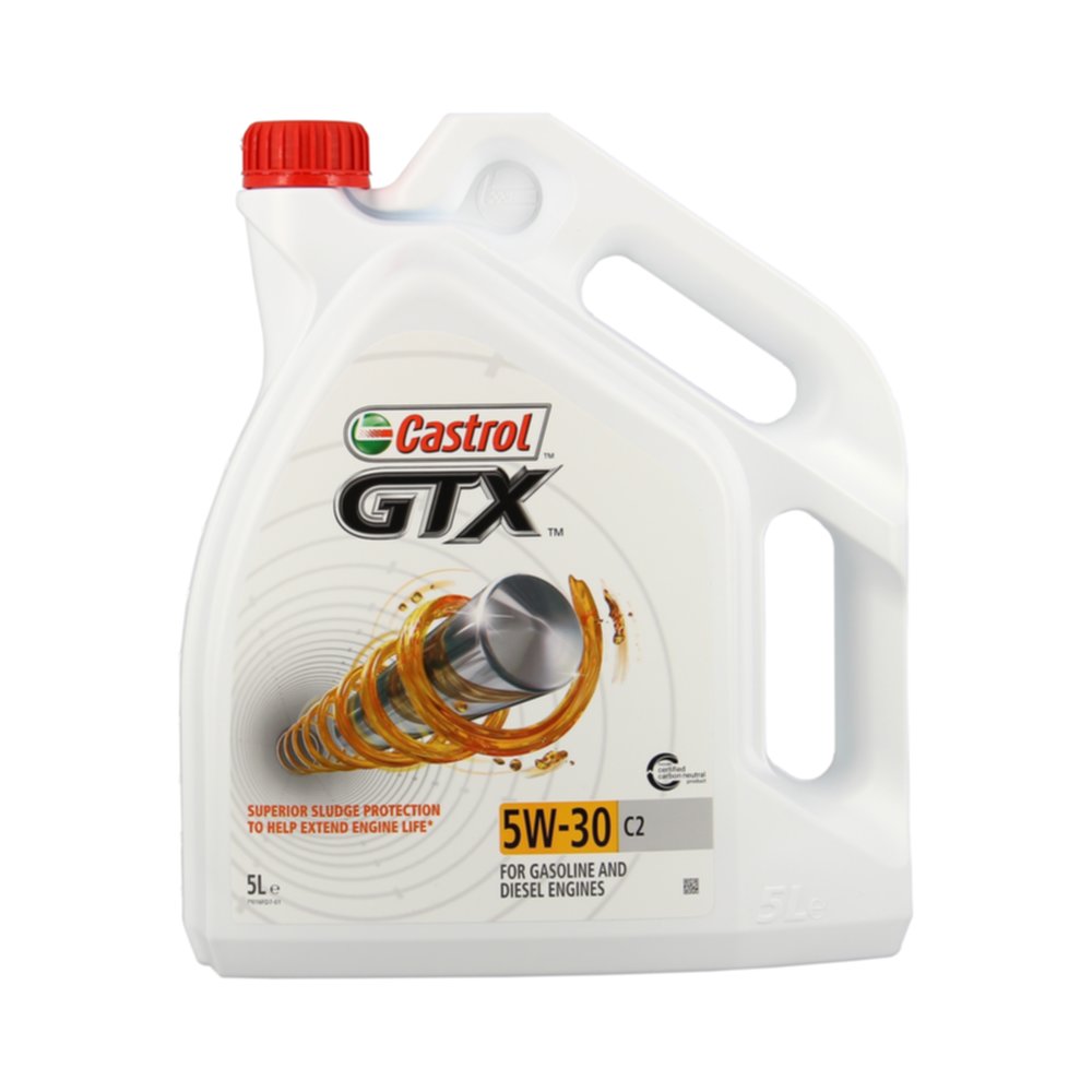 Huile moteur GTX 5W-30 C2 5L - CASTROL