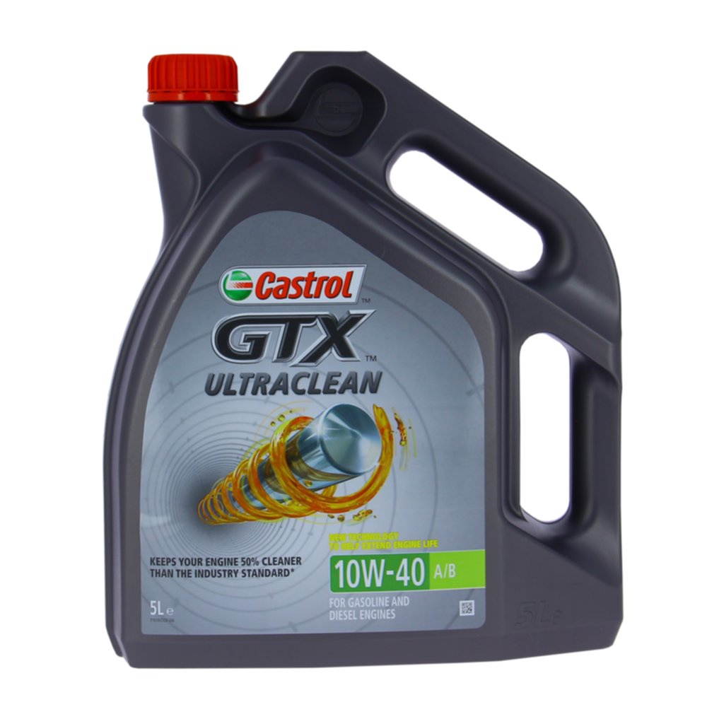 Huile GTX ULTRACLEAN 10W-40 A/B 5L - CASTROL