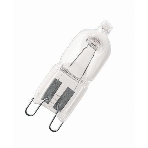 2 ampoules halogènes G9 20W capsule blanc chaud