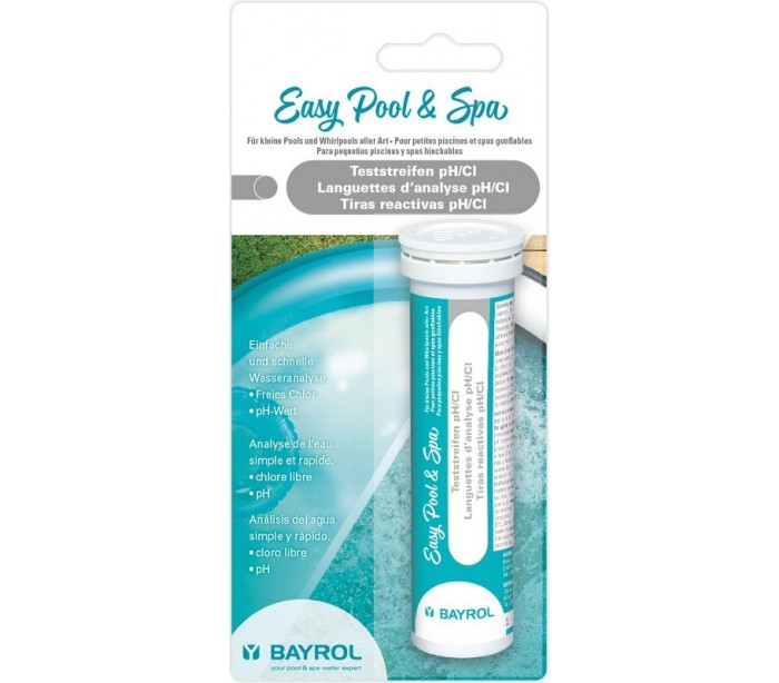 Languettes d'analyse pH/Cl Easy Pool & Spa BAYROL