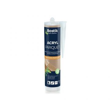 Mastic finition parquet 300ml chêne clair BOSTIK