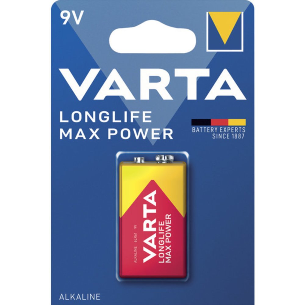 Pile max tech 6LR61 9v b1 - VARTA