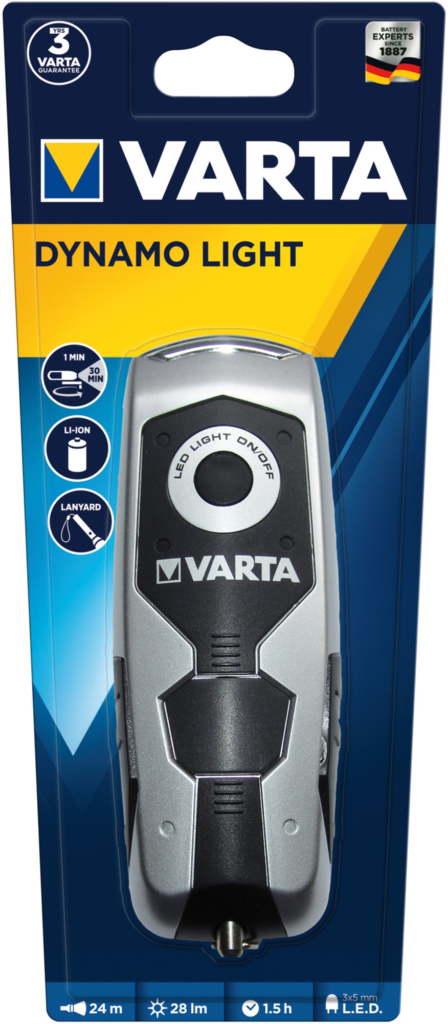 Lampe Dynamo led light VARTA