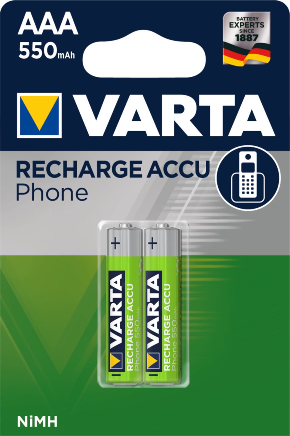 Accu VARTA t397 hr03/aaa 550 ni-mh X2