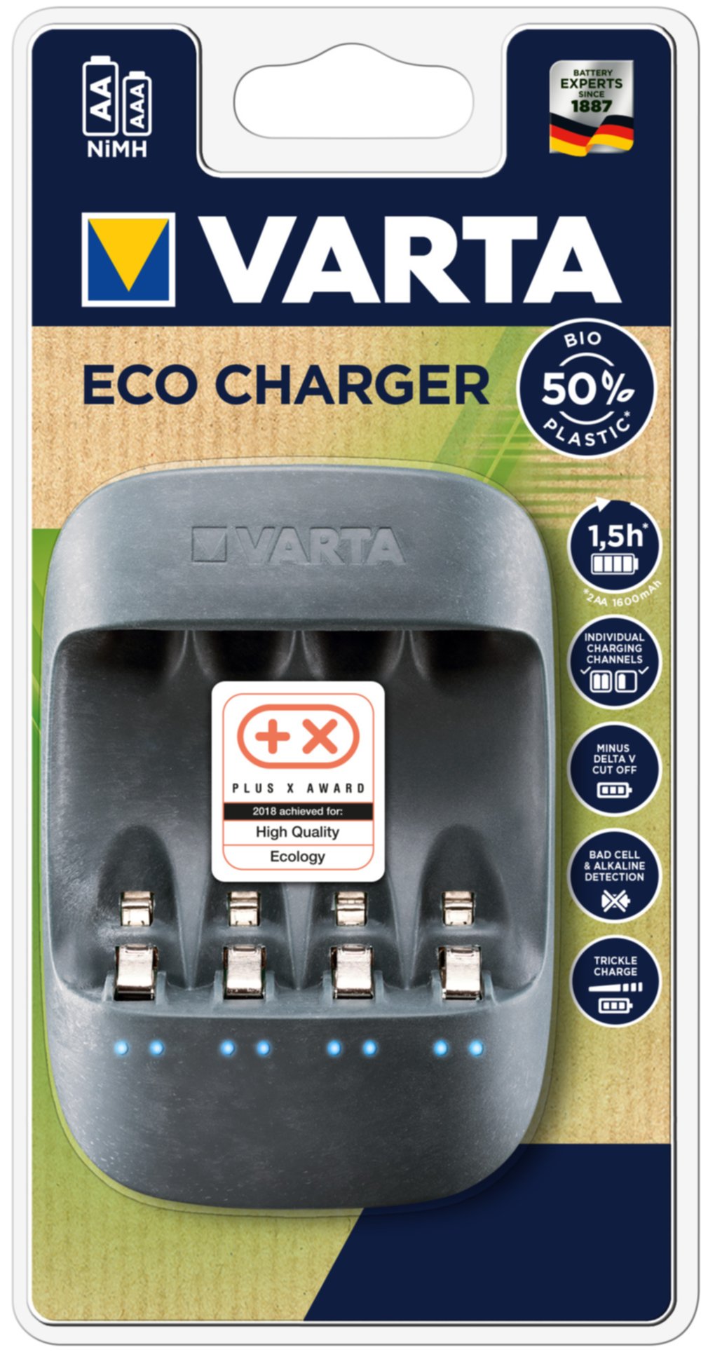 Chargeur Eco Varta piles - VARTA