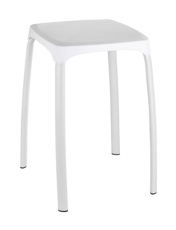 Tabouret sdb losani, blanc