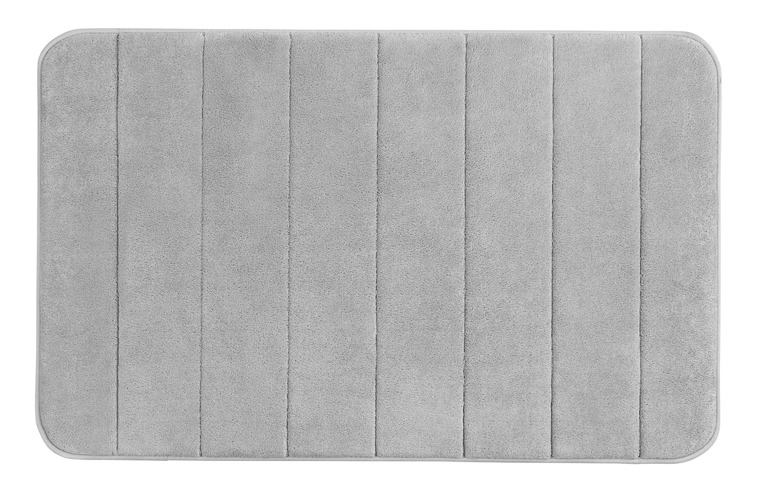 Tapis de bain Memory Foam 50x80cm gris - WENKO