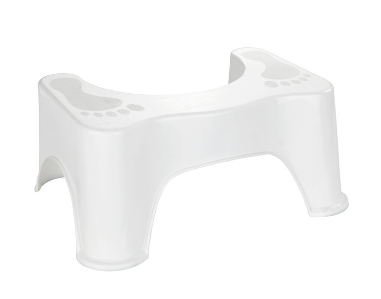 Tabouret pour toilette secura, blanc