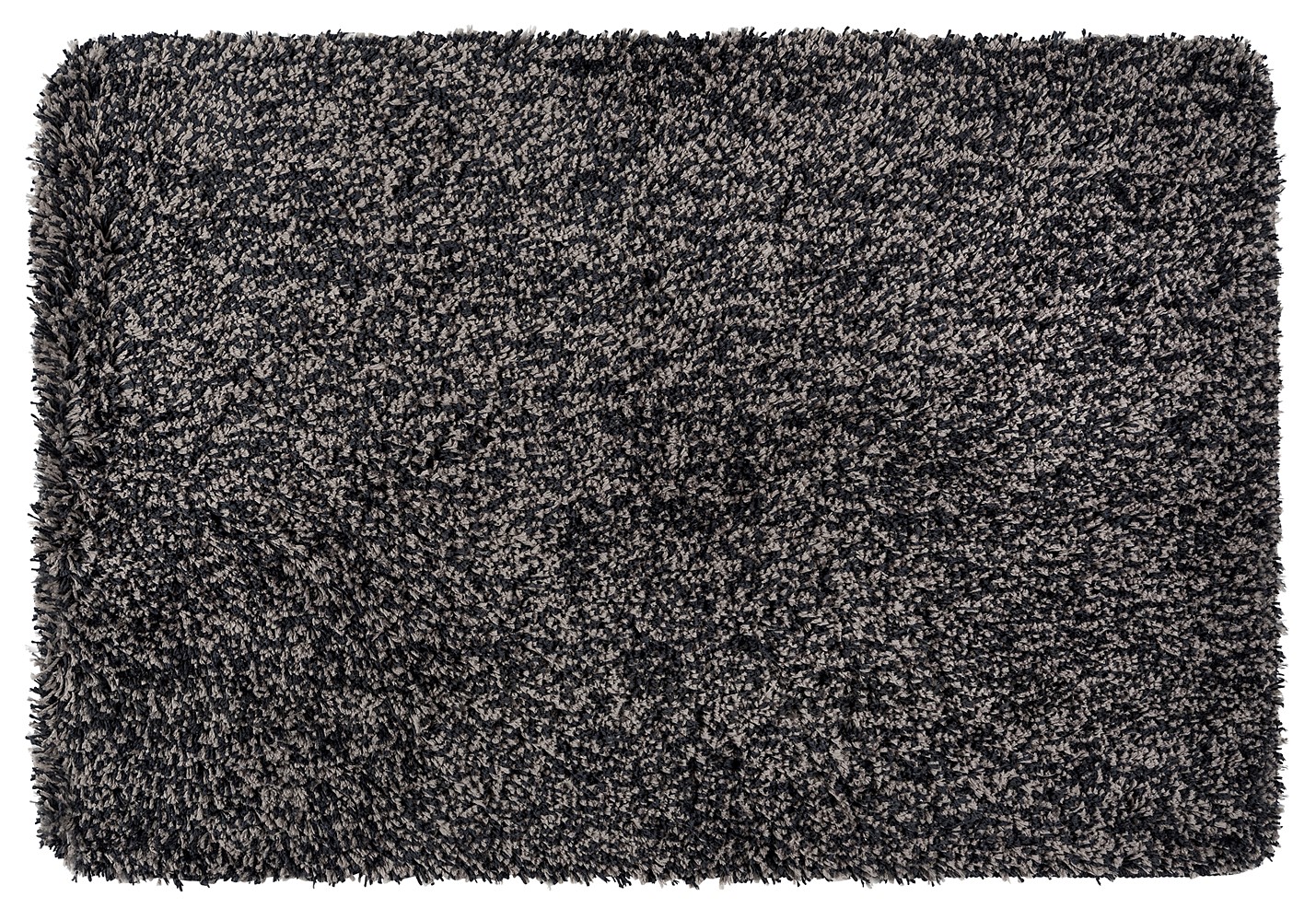 Tapis de bain Mélange gris souris 60x90cm - WENKO
