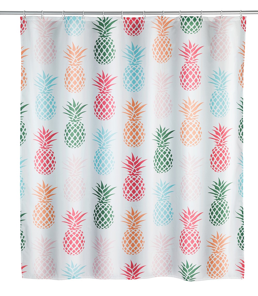 Rideau de douche 180x200 ananas,polyeste