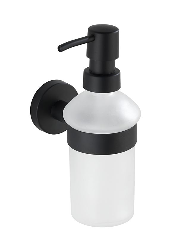 Distributeur de savon Bosio inox noir mat - WENKO