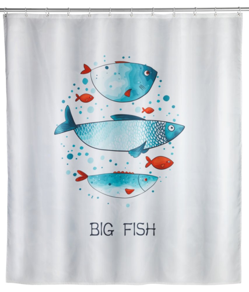 Rideau de douche 180x200 Big FishPolyes WENKO