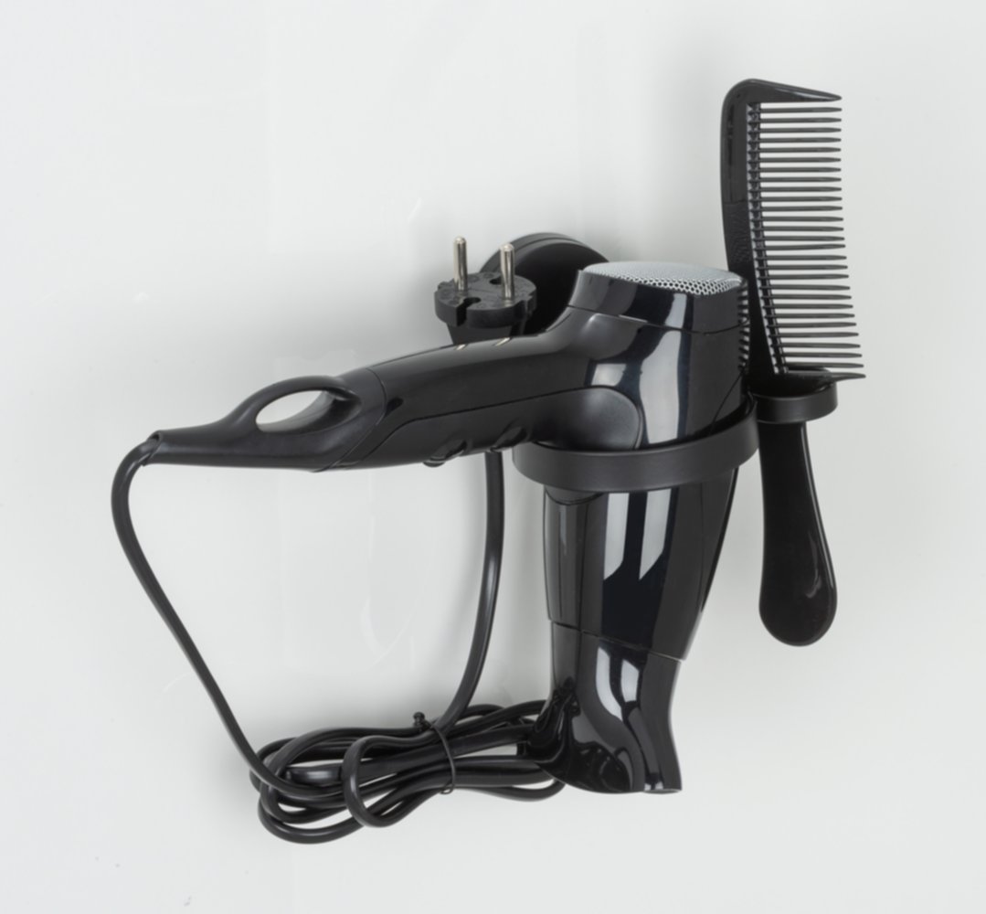 Porte-sèche cheveux Static-Loc Plus Pavia - WENKO