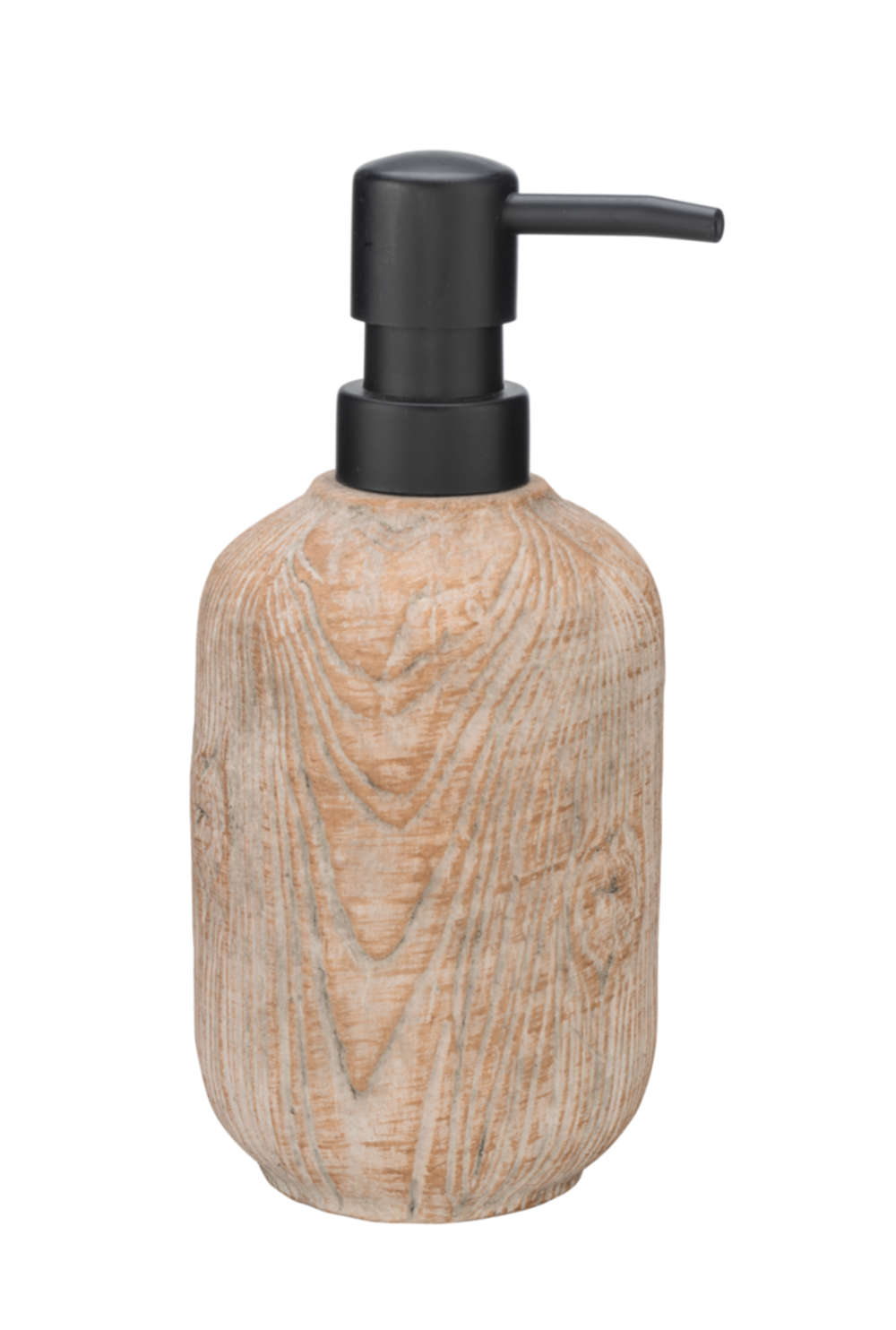 Distributeur de savon Florio céramique/plastique beige/noir