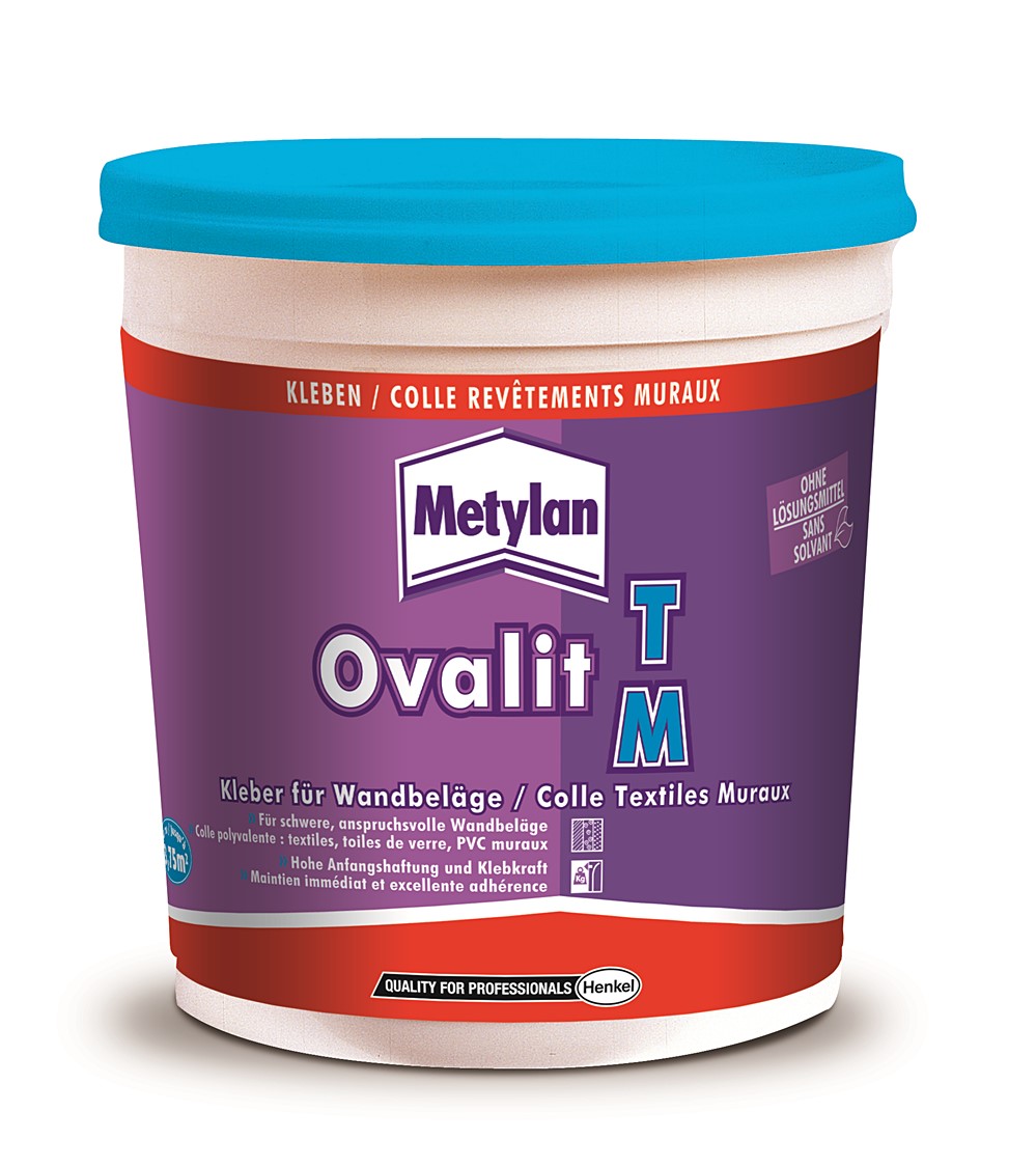 Colle Revêtements Muraux Ovalit TM 750g - METYLAN