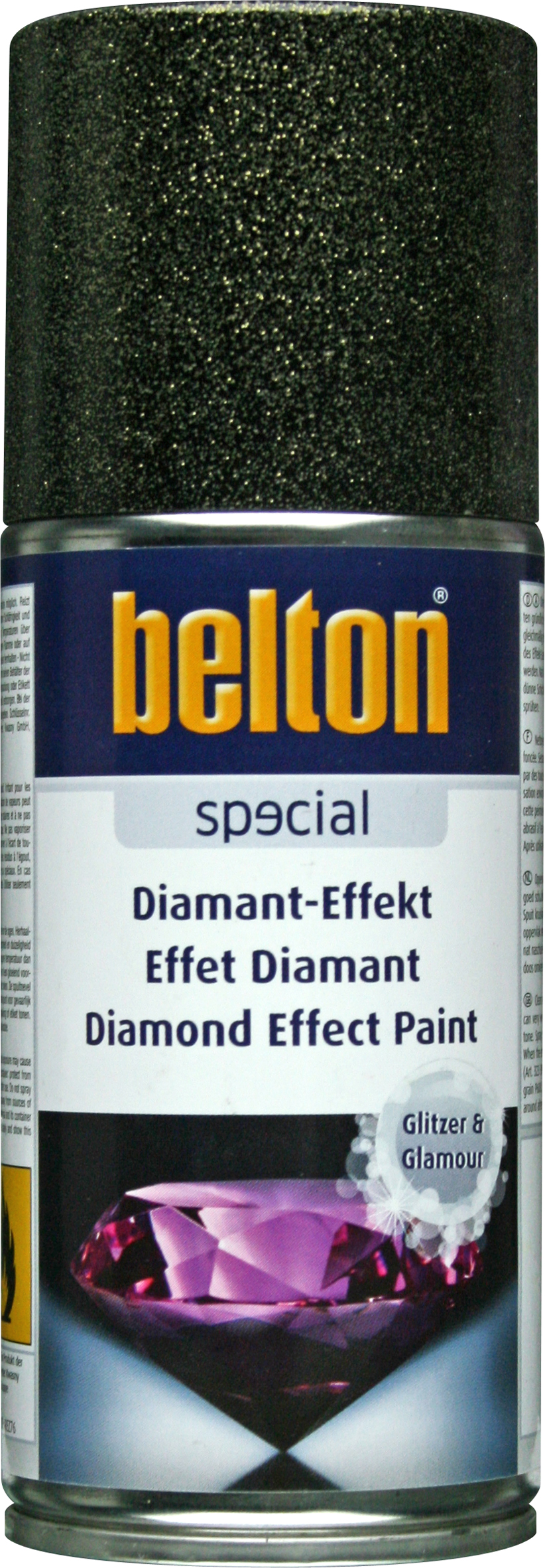 Peinture effet diamant or 150ml