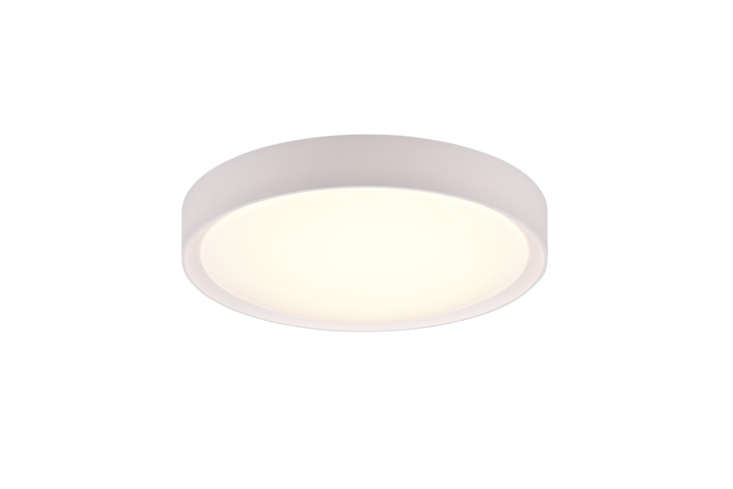 Plafonnier Clarimo Blanc Plastique Inclus 1xSMD LED 18W 1x1850Lm 3000K - TRIO