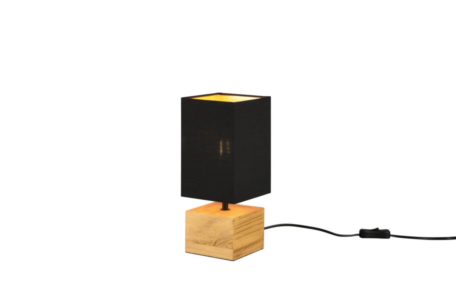 Lampe de Table Woody Finition Naturelle Bois Naturel Exclu 1xE14 Max.40W - REALITY