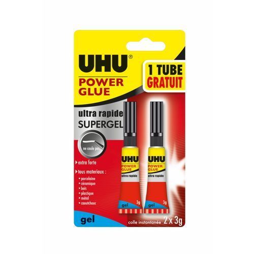 Power Glue Supergel 3g + 1 tube gratuit