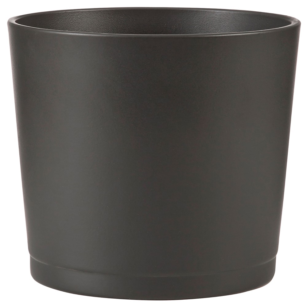 Cache-Pot 883 Anthrazit Céramique Ø12,5cm h11,5cm Gris - DEROMA