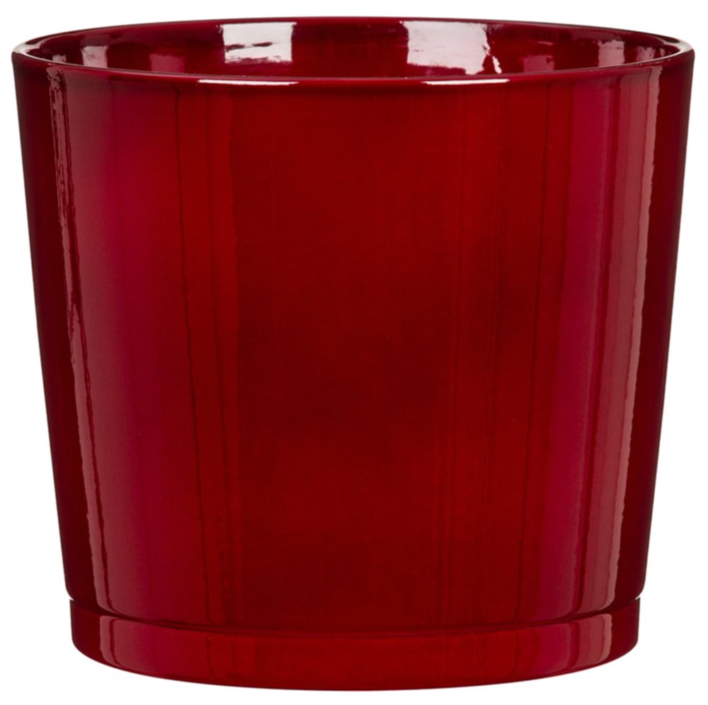 Cache-Pot Dark Red Céramique ∅14,5x13,3cm