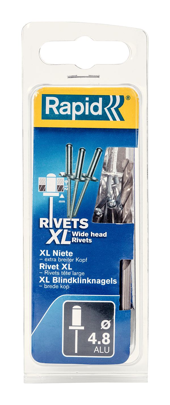 Rivets XL Ø4.8 x 16 mm de RAPID