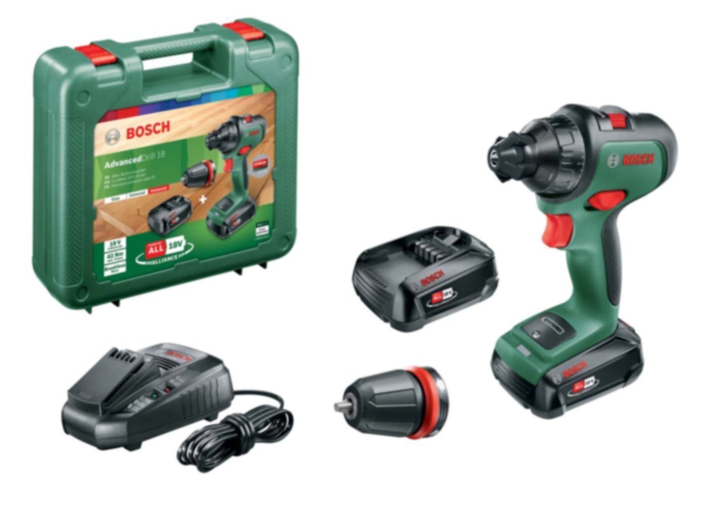 Perceuse sans fil advanced drill 18V 2x2,5Ah - BOSCH