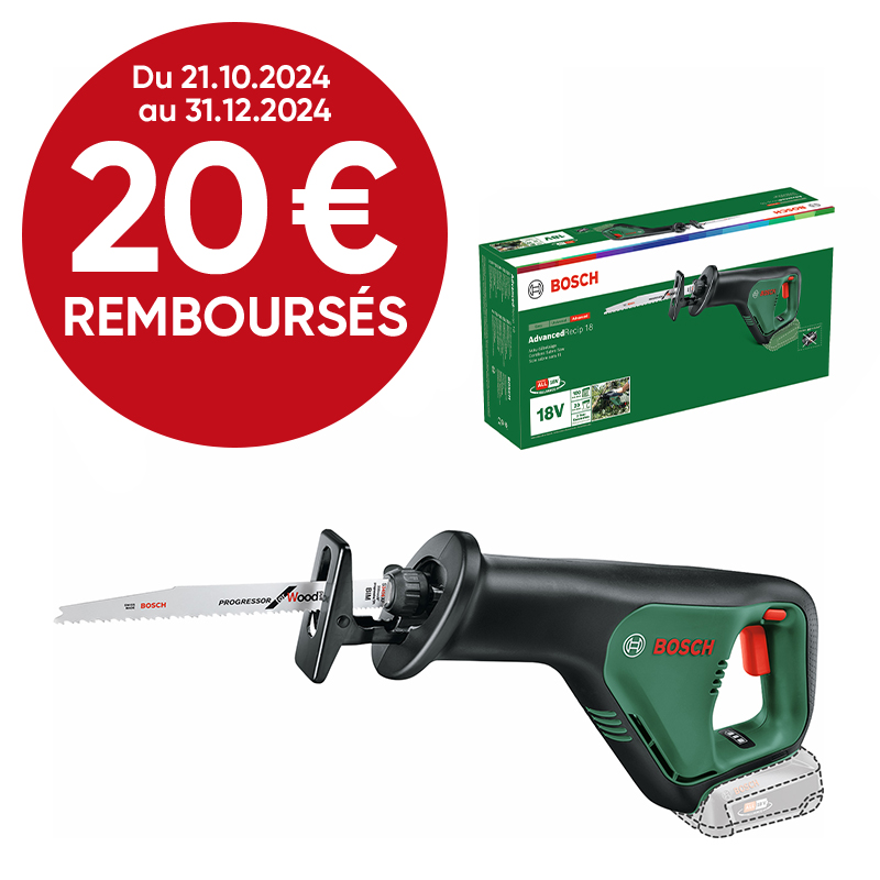 Scie Sabre sans fil AdvancedRecip 18V (sans batterie) - BOSCH