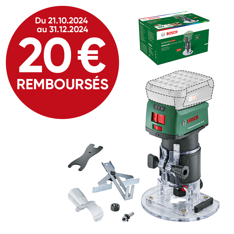 Affleureuse sans fil AdvancedTrimRouter 18V-8 - BOSCH