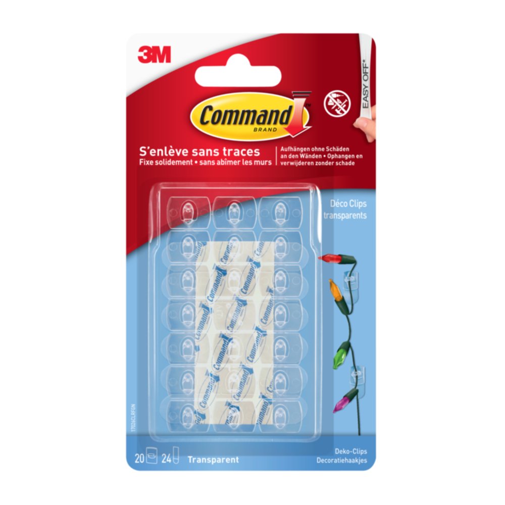 Crochet Déco Clips - 3M COMMAND