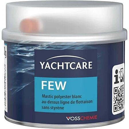 Mastic de finition sur ligne de flotaison blanc 500 g - YATCHCARE