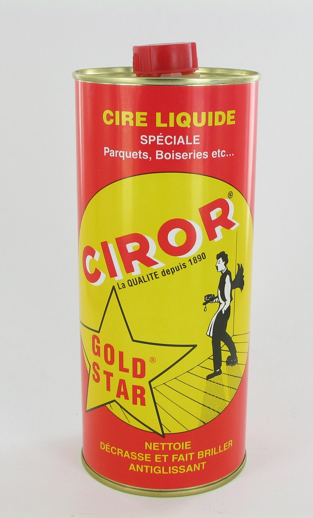 cire a parquet glodstar jaune 1 l - CIROR