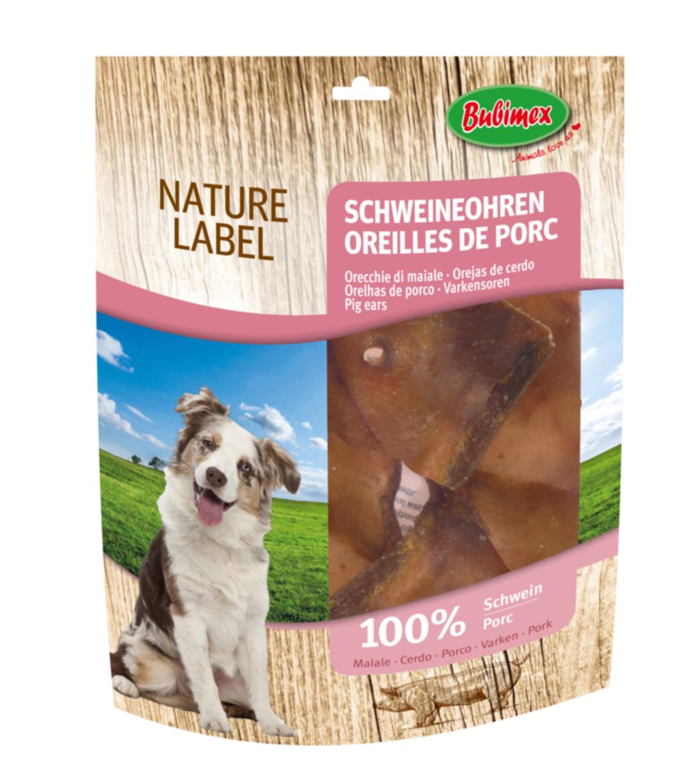 Friandises chien Oreillles Porc 400gr - BUBIMEX 