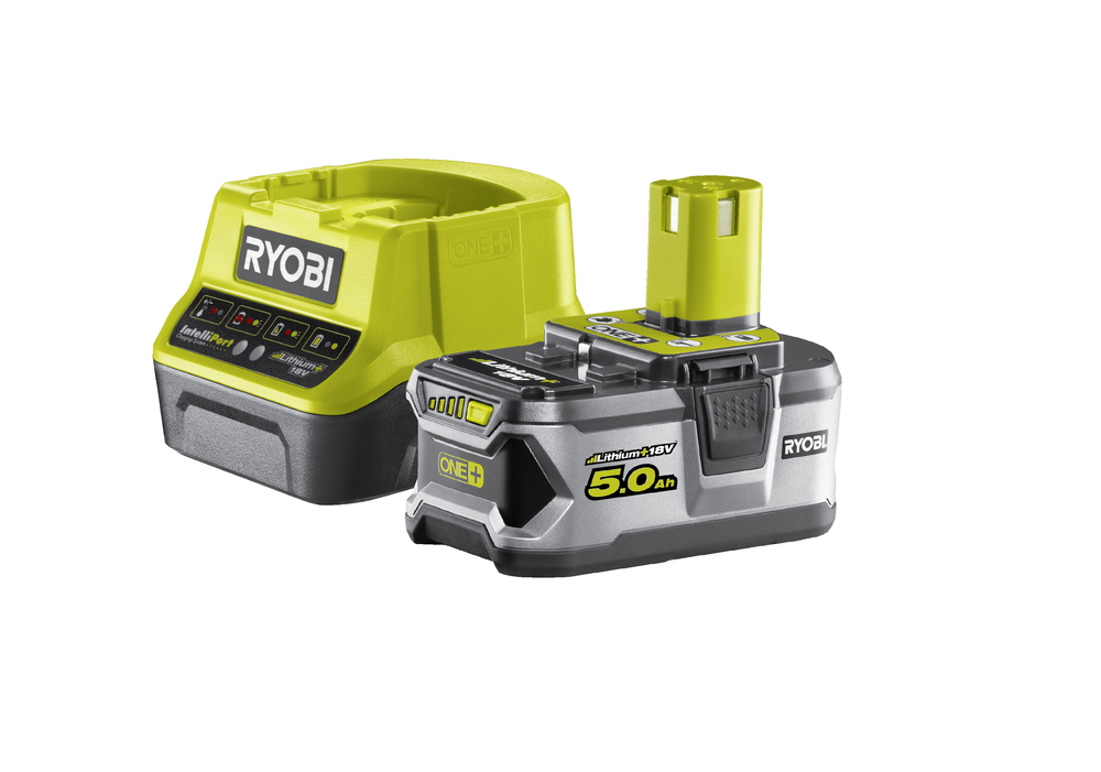 Pack batterie 18V - 5,0 Ah + chargeur rapide - RYOBI