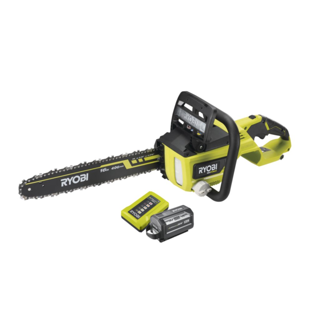 Tronçonneuse Brushless 36V MAX POWER 40 cm 1x6,0Ah High Energy - RYOBI