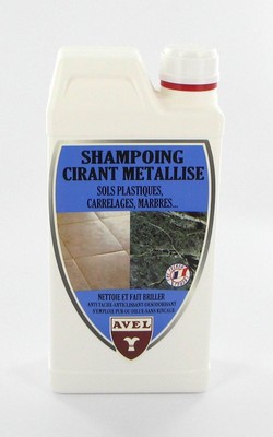 shampoing cirant metalisé carrelage marbre sols plastiques - AVEL