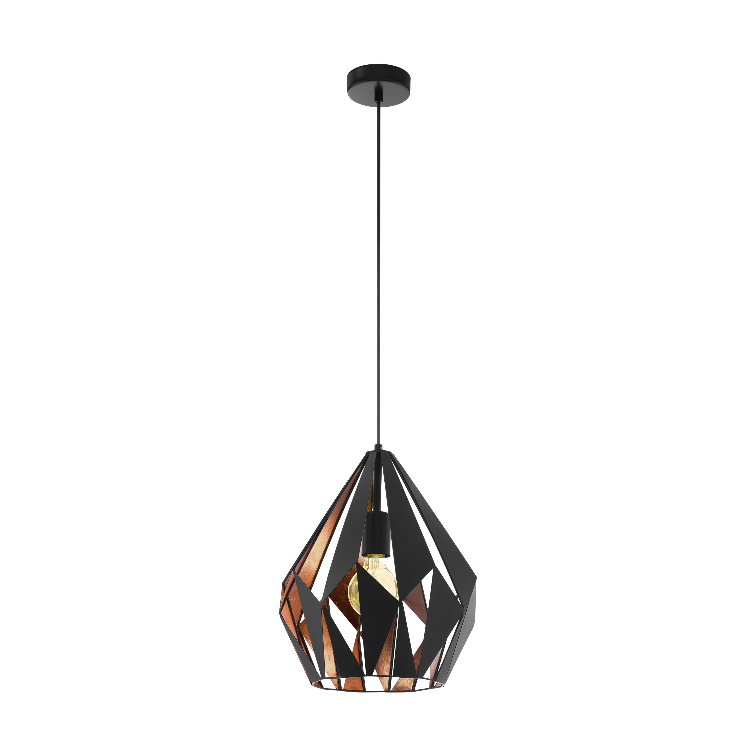 Suspension Carlton 1 noir - EGLO