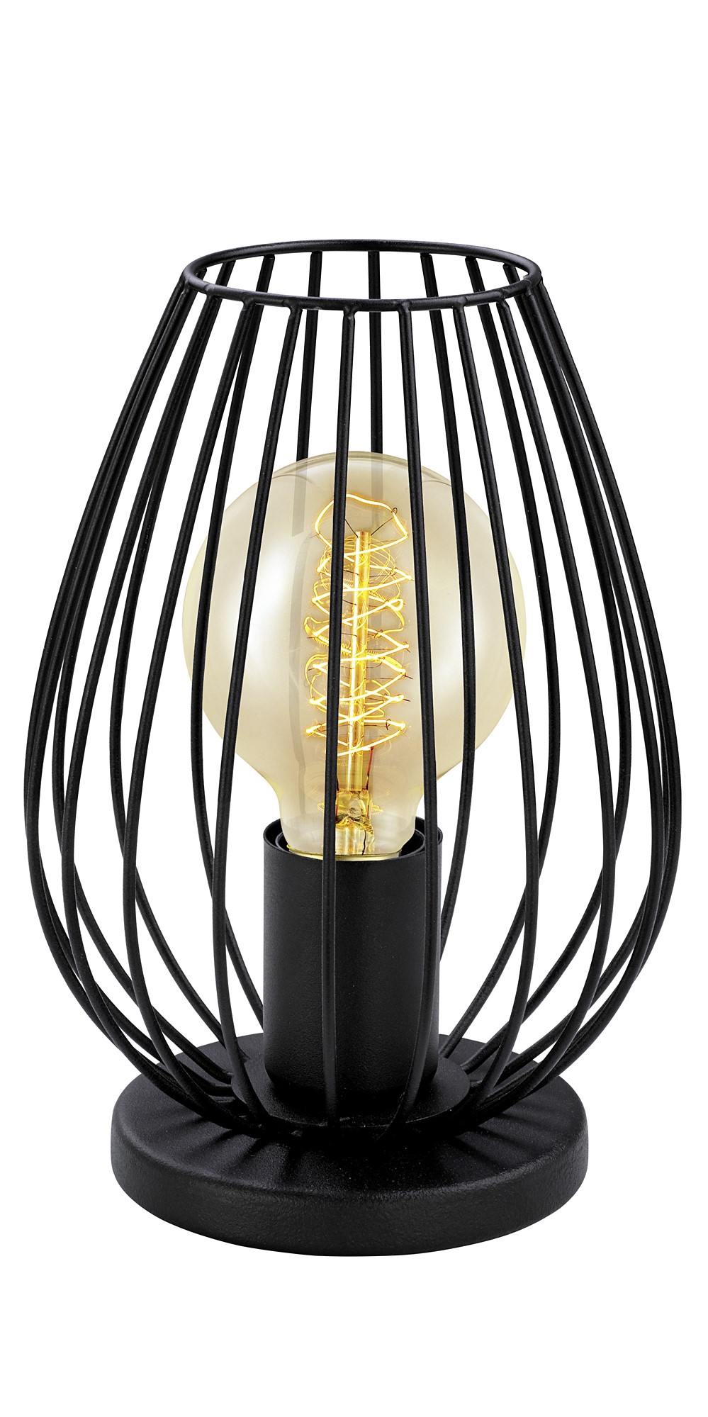 Lampe de table Newtown noir E27 1 x 60W - EGLO