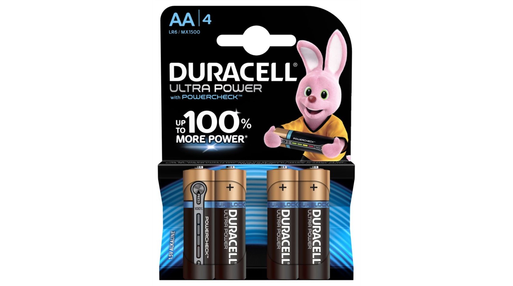 Pile Duracell Ultra Power Aa Mn1500 Blister4  DURACELL