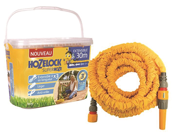 Tuyau d'arrosage extensible 15 m Superhoze - HOZELOCK