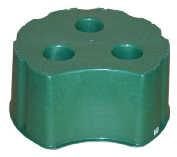 Support pour cuve cylindrique 510L vert - GARANTIA